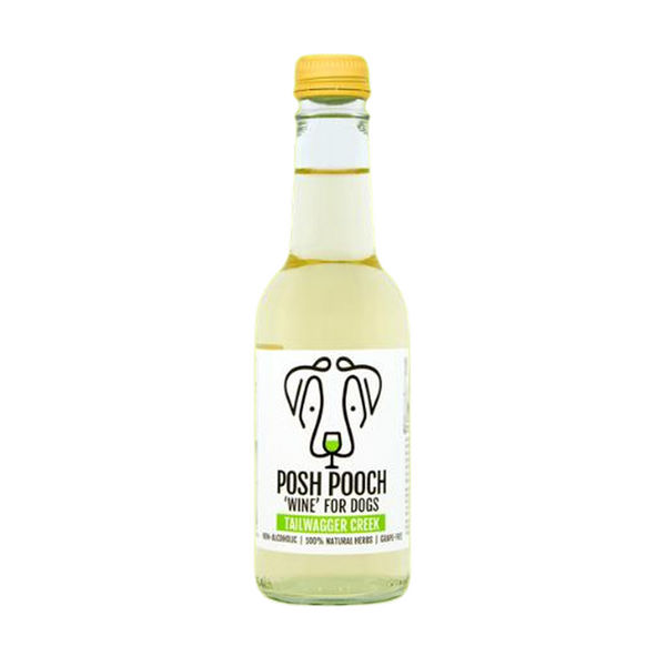Woof & Brew Posh Pooch Tailwagger Creek Non Alcoholic White Wine for Dogs