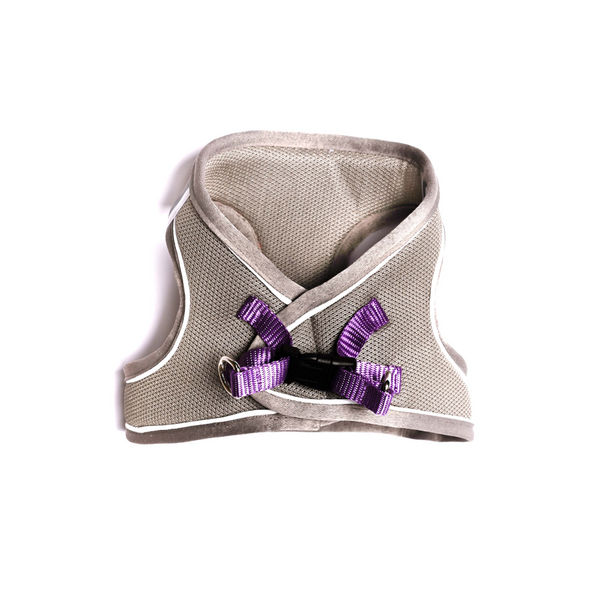 Pets Way Air Mesh Harness for Puppies & Small Dogs (Grey)