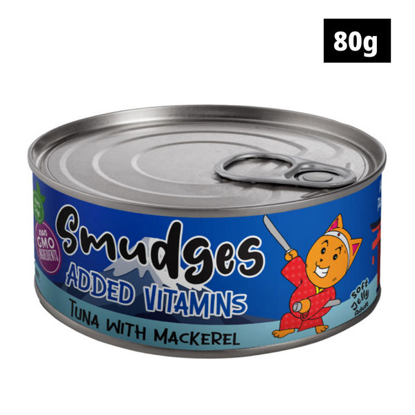 Smudges Tuna Flakes with Mackerel in Soft Jelly Adult Cat Wet Food