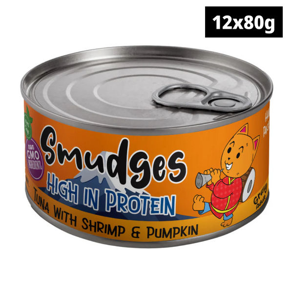 Smudges Tuna Flakes with Shrimp and Pumpkin in Gravy Adult Cat Wet Food
