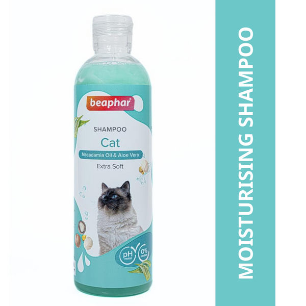 Beaphar Macadamia Oil & Aloe Vera Dryness & Itch Relief Shampoo for Cats