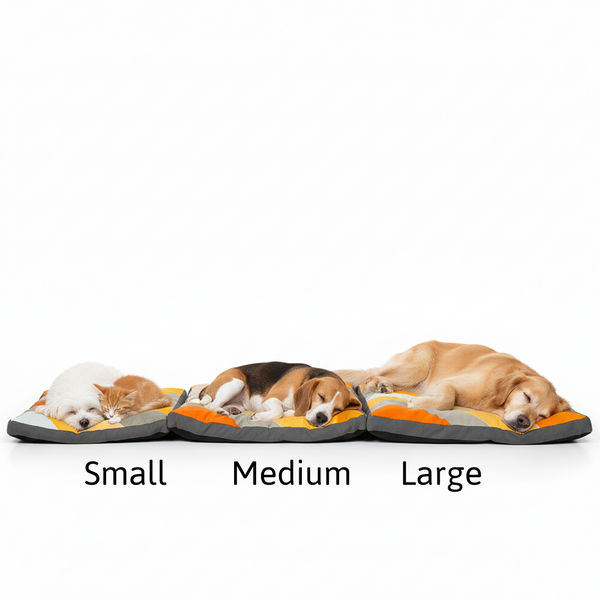 Skatrs Sunshine Snuggle Flat Bed for Dogs & Cats (Yellow)