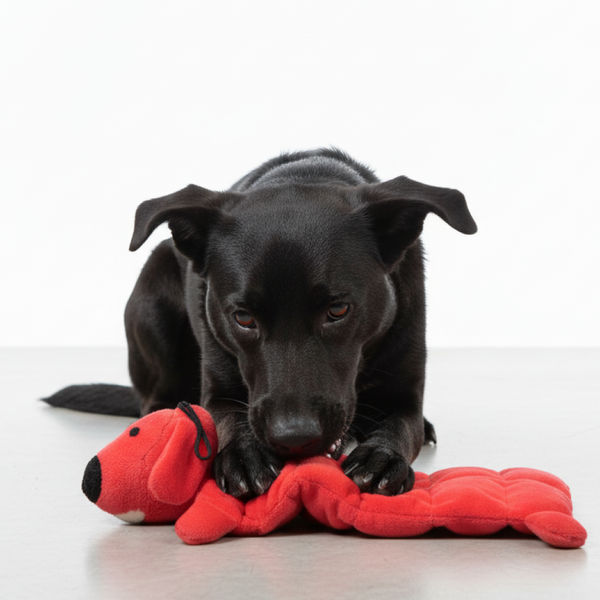 Skatrs Soft & Fun Squeaky Plush Mat Toy for Dogs
