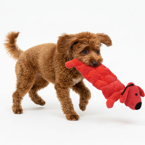Skatrs Soft & Fun Squeaky Plush Mat Toy for Dogs