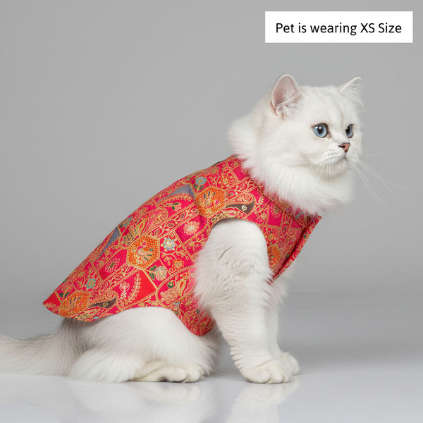 Skatrs Royale Sherwani for cats and dogs (Pink)