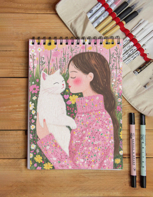 EverythingBoho Cat Mom Sketchbook