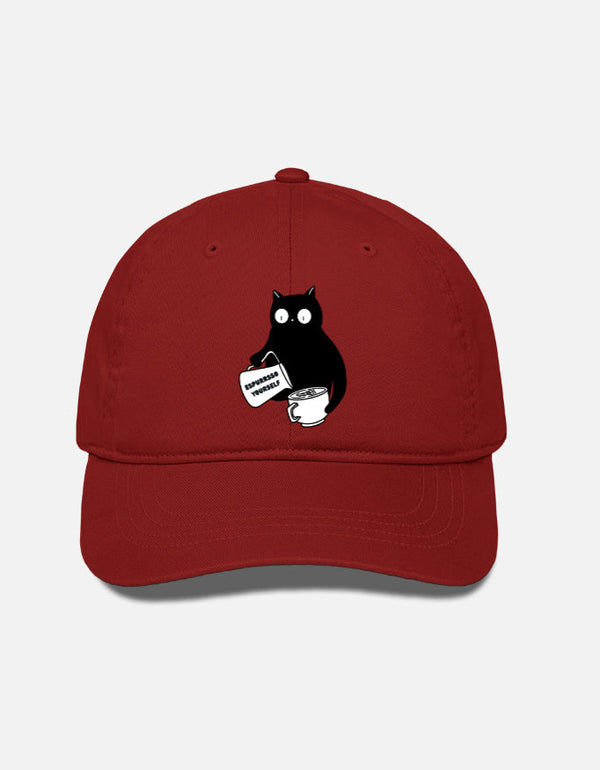 EverythingBoho Cat Barista BaseBall Cap