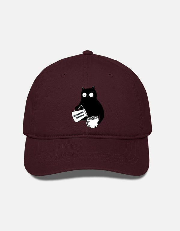 EverythingBoho Cat Barista BaseBall Cap