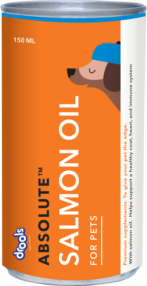 Drools Absolute Salmon Oil Syrup Supplement for Dogs