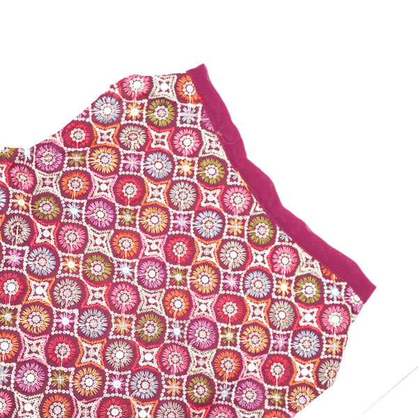 Skatrs Burgundy Regal Ensembl Festive Grace Lehenga for Dogs and Cats