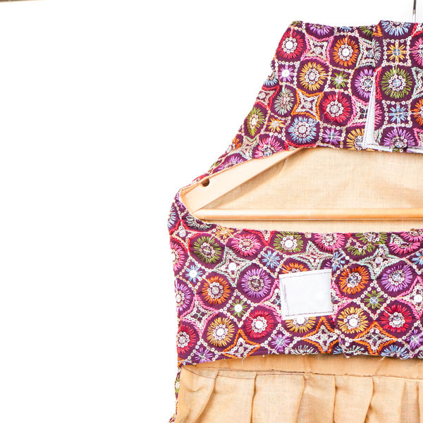 Skatrs Burgundy Regal Ensembl Festive Grace Lehenga for Dogs and Cats