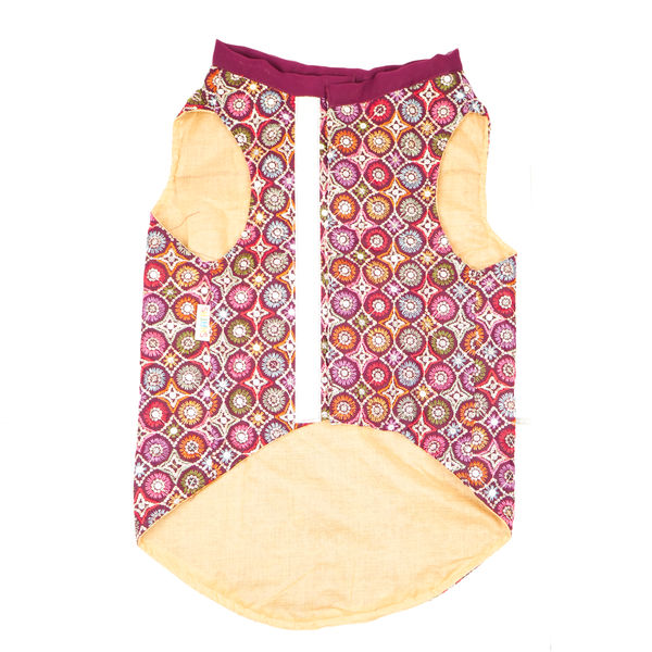 Skatrs Burgundy Regal Ensembl Festive Grace Sherwani for Dogs and Cats