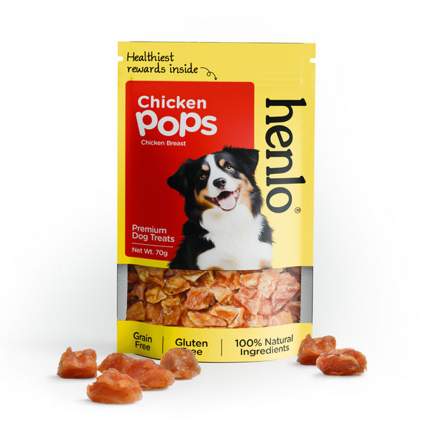 Chip Chops Chicken Tenders and Henlo Chicken Pops Dog Treats Combo