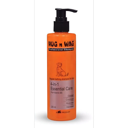 Ttk Hug n Wag Professional 4 in 1 Essential Care Shampoo with Pro Vitamin B5 for Dogs