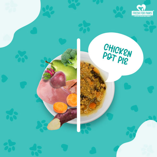 Fresh For Paws Chicken Pot Pie Wet Food for Dogs (100g)