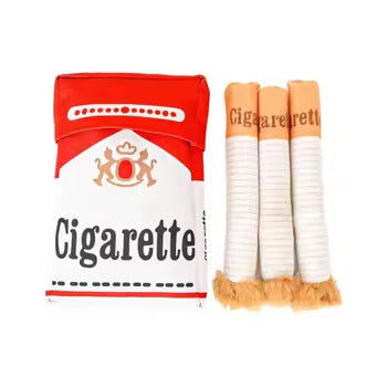 Talking Dog Club No Smoke Cigarette with Cover Plush Toy for Dogs