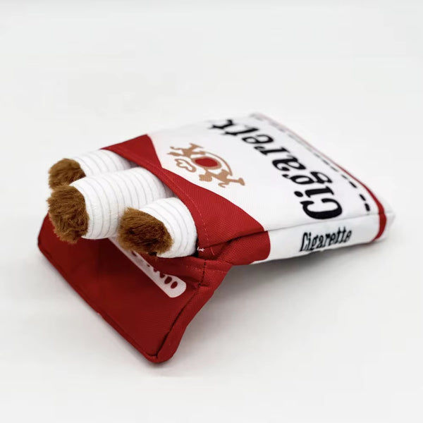 Talking Dog Club No Smoke Cigarette with Cover Plush Toy for Dogs