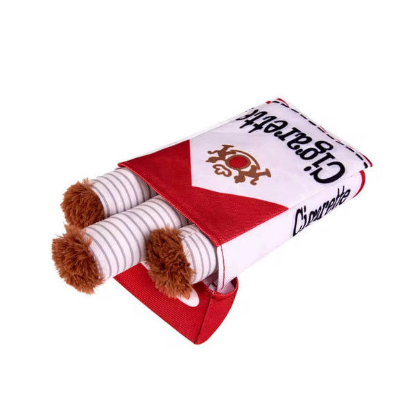 Talking Dog Club No Smoke Cigarette with Cover Plush Toy for Dogs