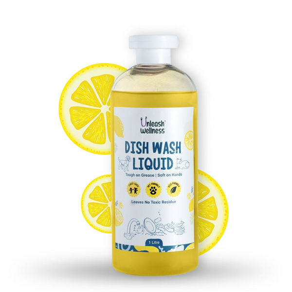 Unleash Wellness Pet Safe Dishwashing Liquid for Dogs and Cats