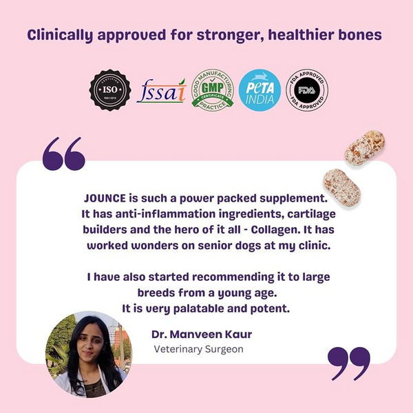 Unleash Wellness Jounce Hip and Joint Support Chews for Dogs and Cats