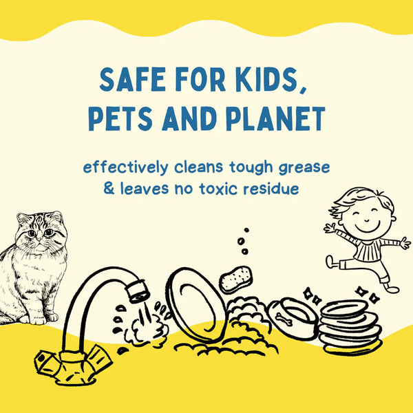 Unleash Wellness Pet Safe Dishwashing Liquid for Dogs and Cats