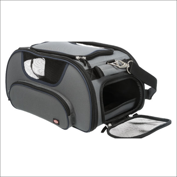 Trixie Wings Airline Carrier for Pets (Grey/Blue)