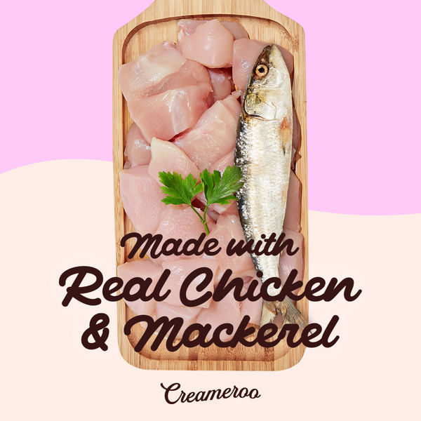 Kennel Kitchen Creameroo Chicken with Mackerel Creamy Cat Treats