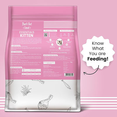 Bark Out Loud Essentials Real Fish Kitten Dry Food