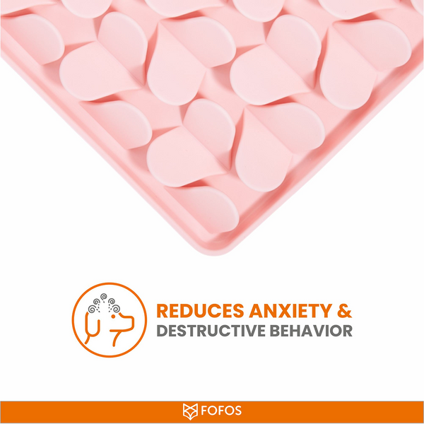 Barkbutler x Fofos Licking Mat for Dogs and Cat (Pink)