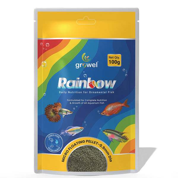 Growel Rainbow Micro 0.9mm Floating Pellet for Fish