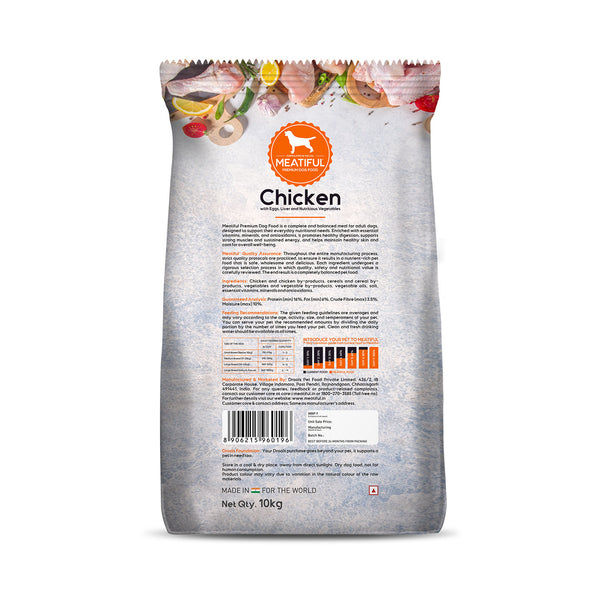 Meatiful Premium Chicken Adult Dog Dry Food