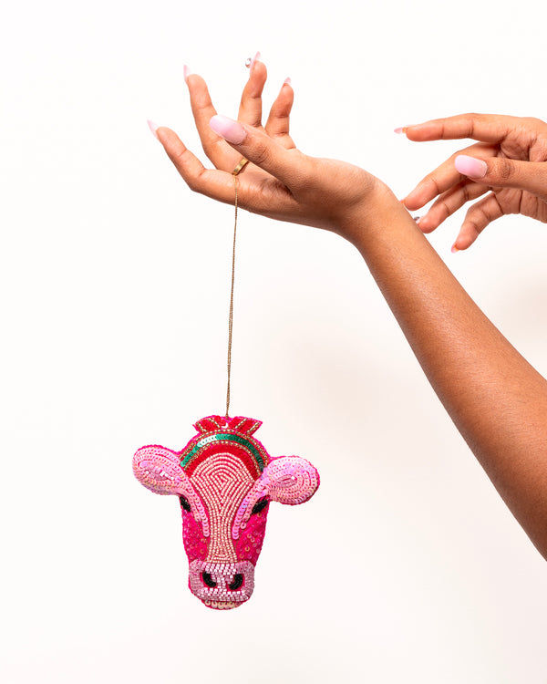 Furry Tales Mooira Sips on Rose Handcrafted Charm