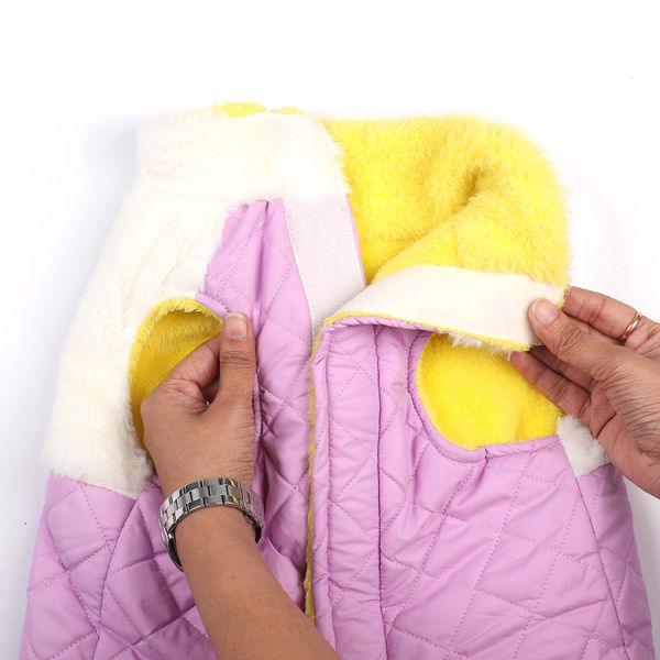 Pets Way Cozyquilt Winter Jacket for Dogs (Mauve)