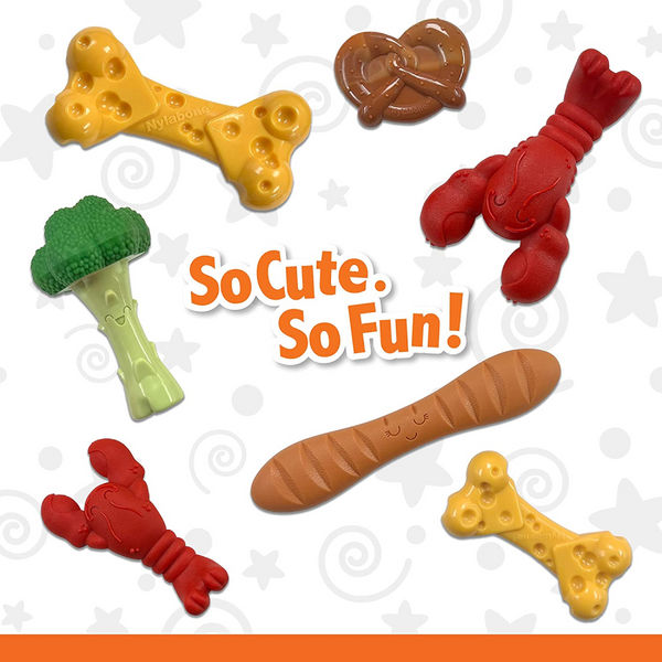 Nylabone Flavor Frenzy Pretzel Toy for Dogs (Brown)