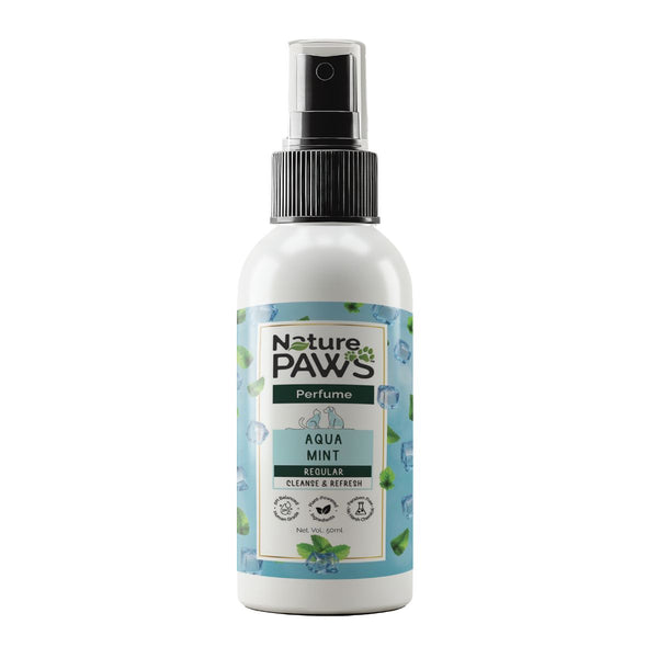 NaturePAWS Regular Range Aqua Mint & Witch Hazel Perfume Spray for Dogs & Cats