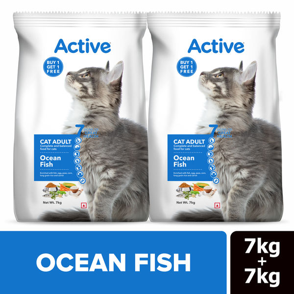 Active Ocean Fish Adult Cat Dry Food (Buy 1 Get 1)