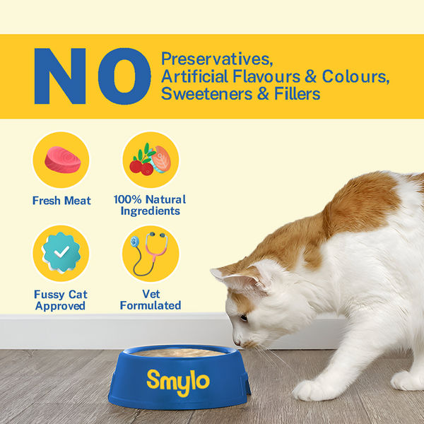 Smylo Kitten Trial Box, Tuna & Chicken, Fresh & No-Preservative Wet Cat Food