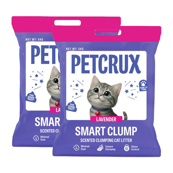 Petcrux Lavender & Lemon Scented Smart Clumping Cat Litter