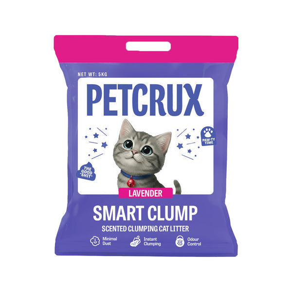 Petcrux Lavender & Lemon Scented Smart Clumping Cat Litter