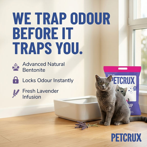 Petcrux Lavender & Lemon Scented Smart Clumping Cat Litter