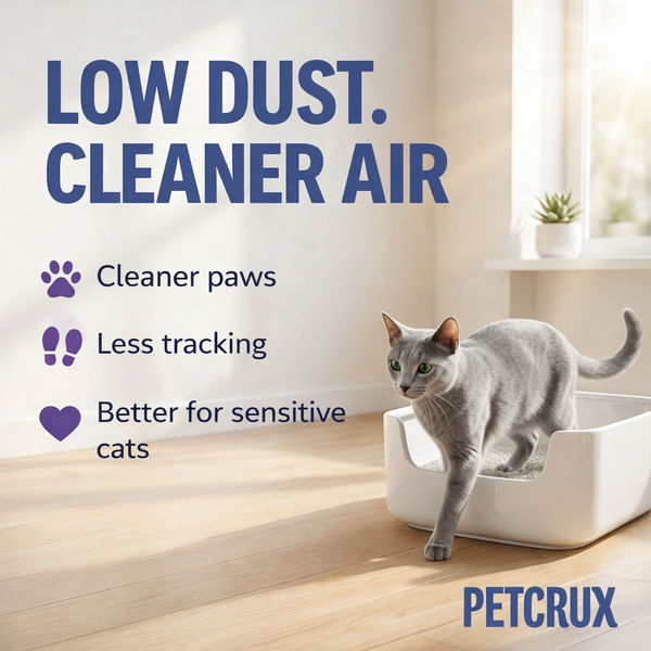 Petcrux Lavender & Lemon Scented Smart Clumping Cat Litter