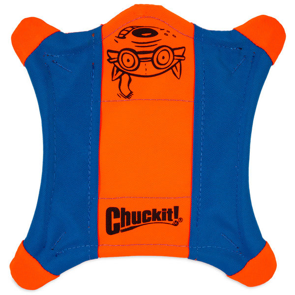 Chuckit! Flying Squirrel Toy for Dogs (Orange & Blue)