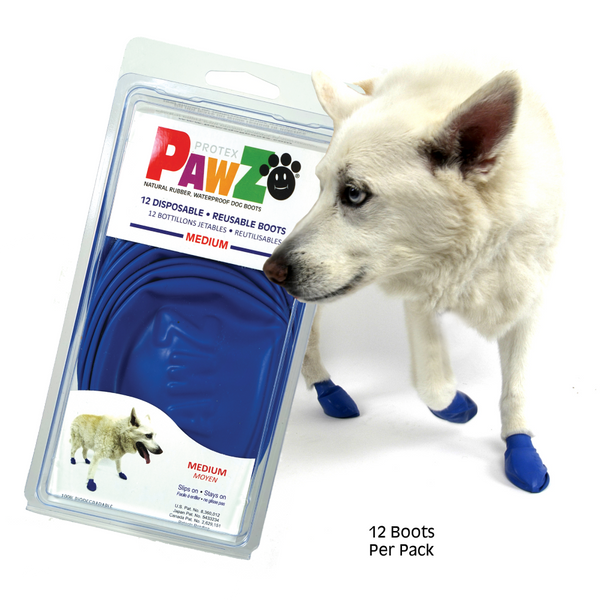 Protex PawZ Disposable and Reusable Boots for Dogs (Blue)