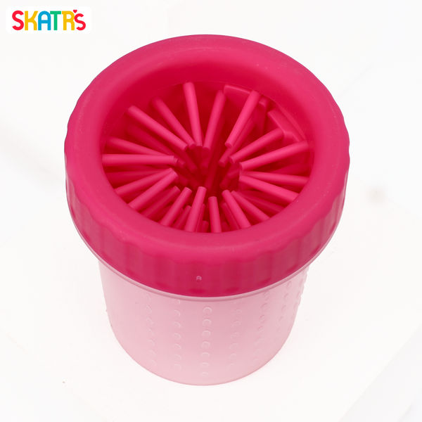 Skatrs Paw Cleaner for Dogs (Pink)