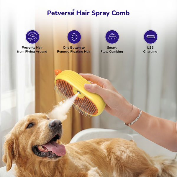 Petverse Steam Brush for Dogs & Cats