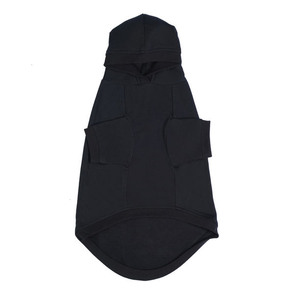 Petsnugs Dino Snug Hoodie for Dogs and Cats (Black)