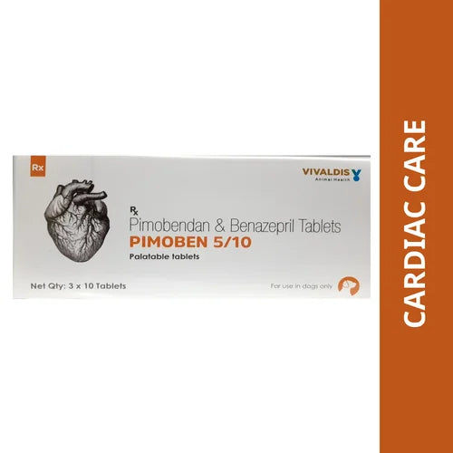 Vivaldis Pimoben 5/10mg (pimobendan & benazepril) Tablet for Dogs