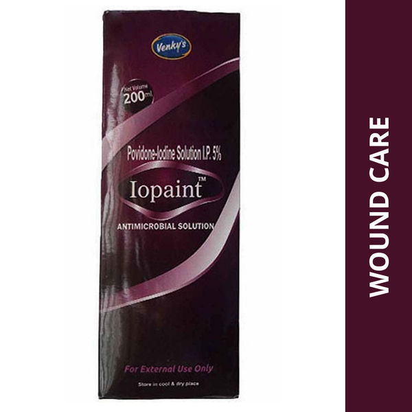 Venkys Iopaint (Povidone iodine) Wound Care & Antiseptic Spray for Dogs and Cats