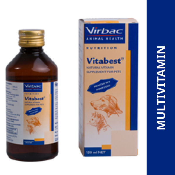 Virbac Vitabest Multi Vitamin Supplement for Dogs and Cats