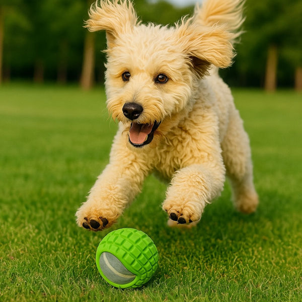 Talking Dog Club TRP Bounce Ball with Tennis Ball Toy for Dogs (Green)